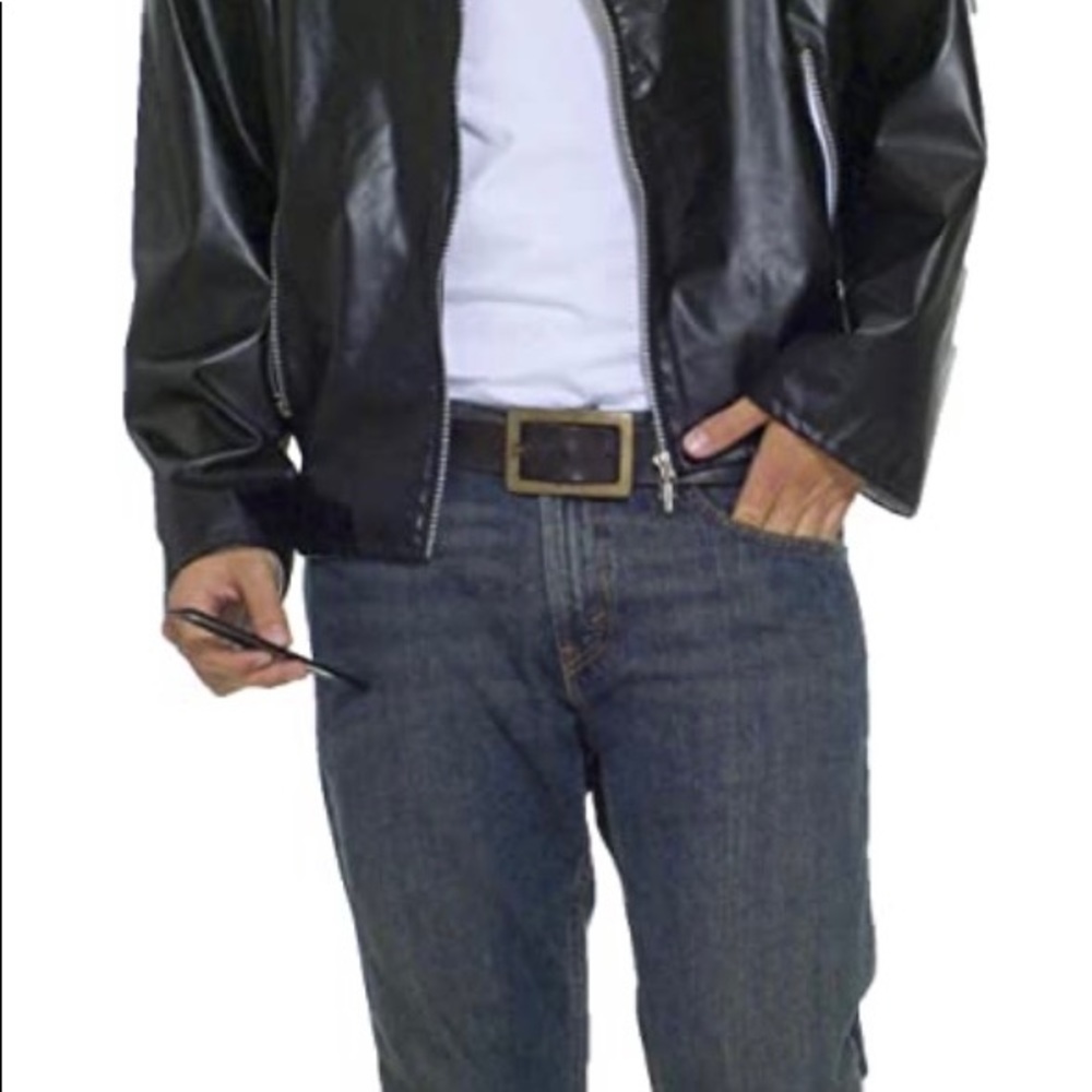 Co-Greaser Jacket Costume for Adults
